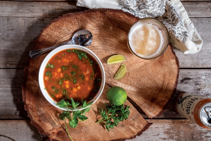 Harissa Spiced Moroccan Vegetable Soup