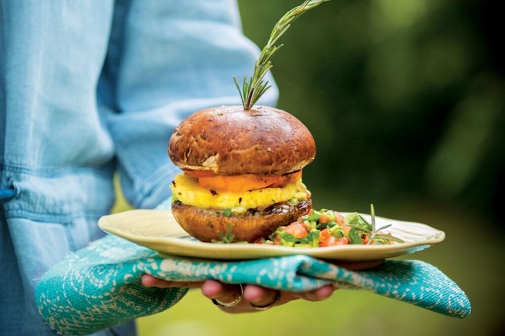 Hawaiian Portobello Pineapple Stacks