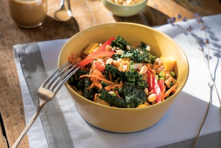 Thai Kale Sorghum Salad